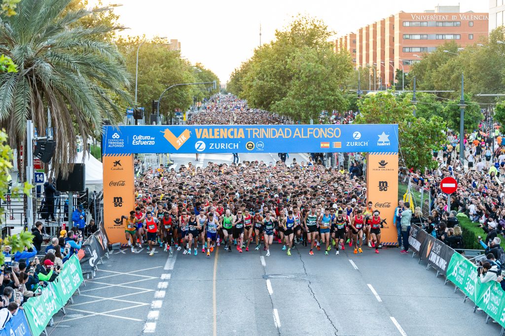 El Medio Maratón Valencia bate su récord de llegados a meta con más de 19.400 finishers 